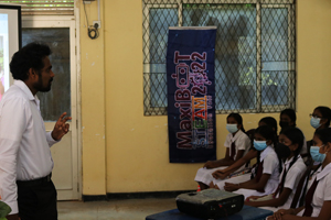A school event organized by Maxibot Pvt. Ltd in 2020